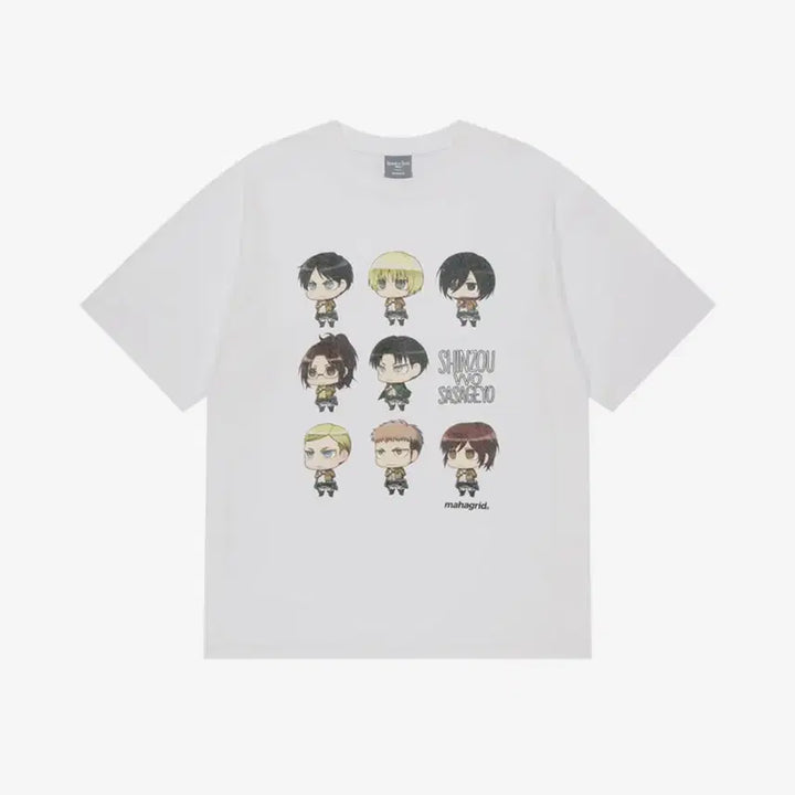 [BUNJANG] Mahagrid Attack on Titan T-Shirt / 마하그리드 진격의 거인 티셔츠