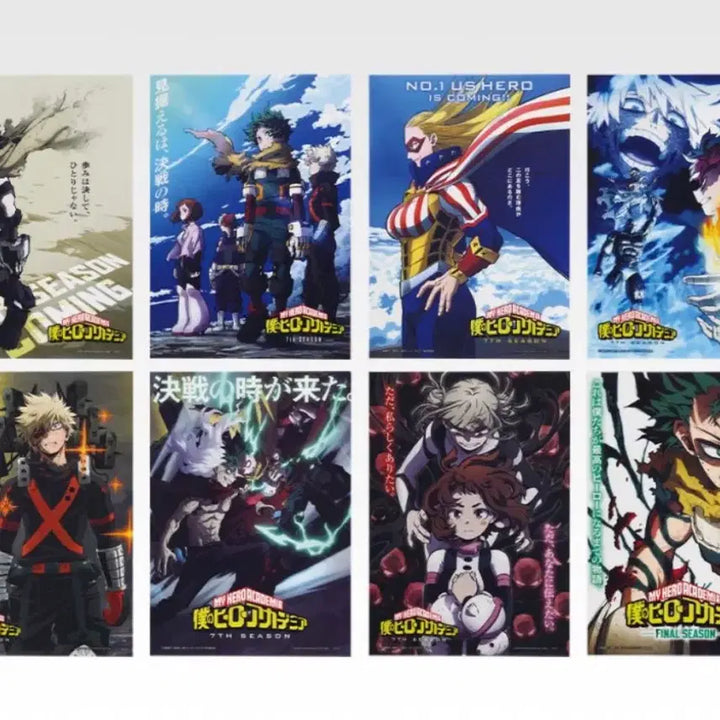 [BUNJANG] My Hero Academia Ichiban Kuji Poster - 4-Character Group Shot / 나의히어로아카데미아 제일복권 h상 포스터 4인단체