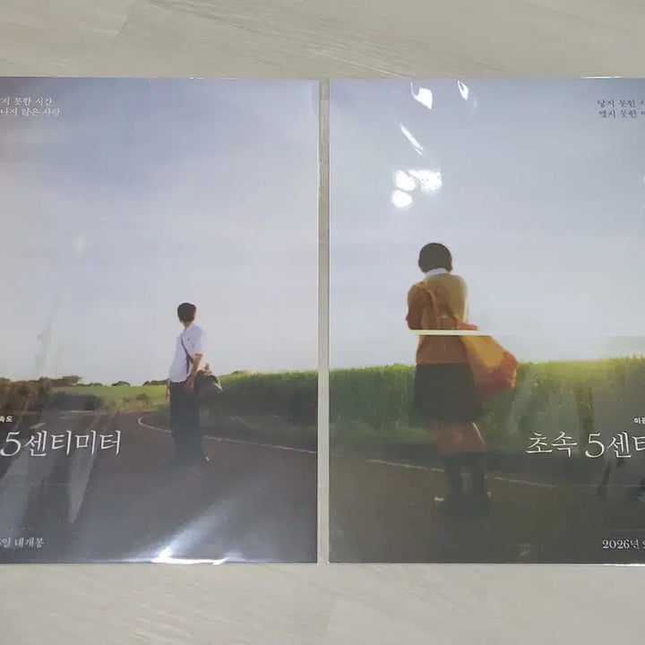 [BUNJANG] 5 Centimeters Per Second 3-Set (Poster + Movie Title) / [전용박스 안전포장] 초속5센티미터 3종 세트 (포스터+무비타이틀)