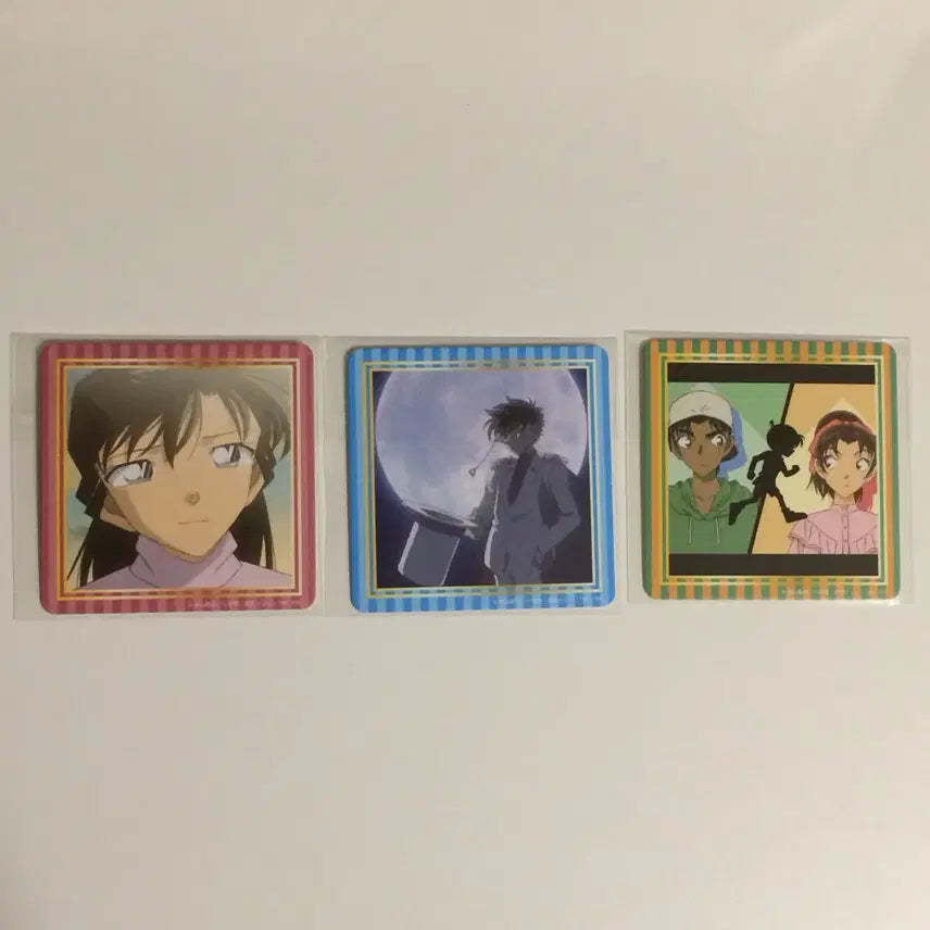 [BUNJANG] Detective Conan ConanLand Opening Art Coaster Set (3 Types) / 명탐정 코난 2024 코난랜드 오프닝 아트 코스터 3종 세트