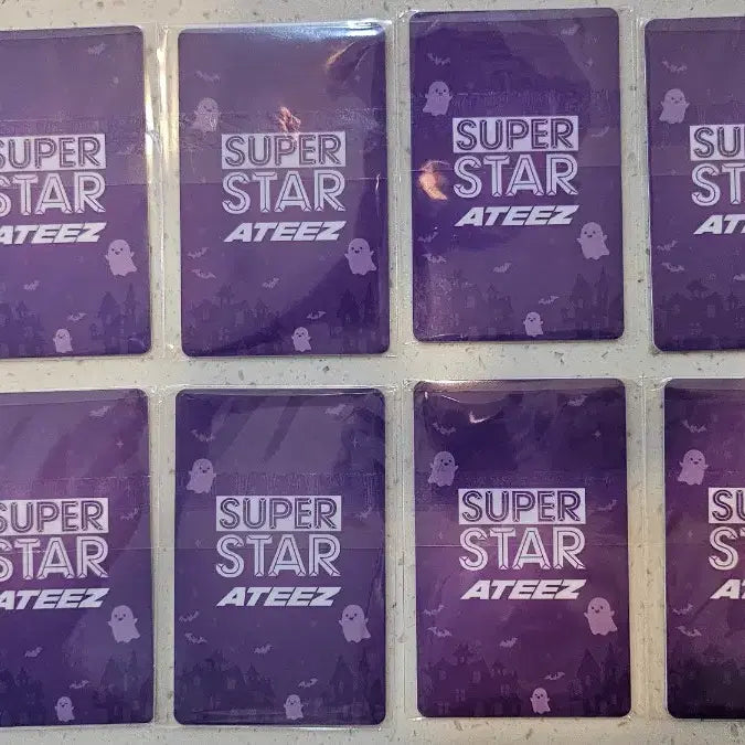 [BUNJANG] ATEEZ Ghost House Superstar PVC Photocard Set / 에이티즈 Ghost House 슈퍼스타 에이티즈 슈스티즈 팝업 R카드 md 세트