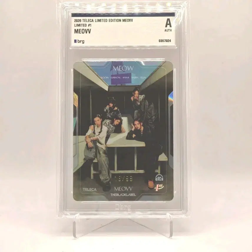 [BUNJANG] MEOVV Limited Edition Group Numbered Photocard 18/99 / 테레카 미야오(MEOVV) 리미티드 단체 99한정 등급카드