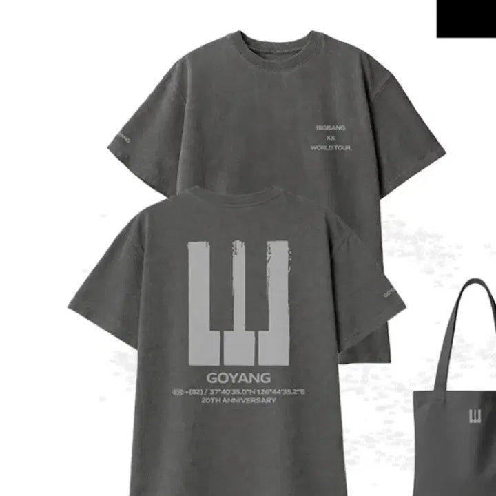[BUNJANG] BIGBANG 20th Anniversary World Tour Goyang City Edition Short-Sleeve T-Shirt L / 빅뱅 20주년 콘서트 GOYANG 고양 월드투어 시티 에디션 반팔 티셔츠 L