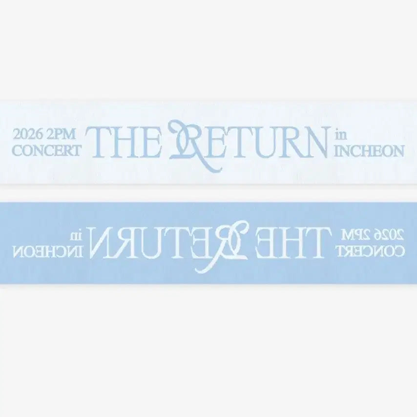 [BUNJANG] 2PM The Return Muffler Towel (Sealed) / 2pm the return 머플러 타올 미개봉 양도