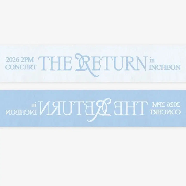 [BUNJANG] 2PM The Return Muffler Towel (Sealed) / 2pm the return 머플러 타올 미개봉 양도