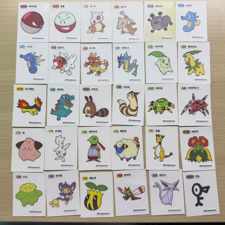 [BUNJANG] Pokemon Sticker Collection Bundle / 포켓몬스터 띠부씰 일괄
