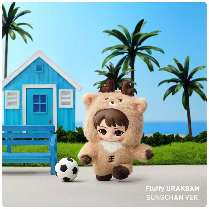 [BUNJANG] Pop Mart RISE Fluffy Doll Urakubam / 팝마트 라이즈 플러피 인형 우락밤(정가이하, 현물, 바로발송)