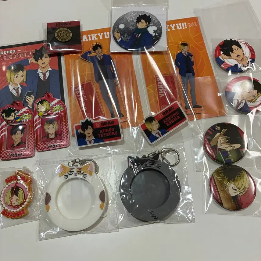 [BUNJANG] Haikyuu!! Nekoma Kuroo Kenma Merchandise Bundle / 하이큐 네코마 쿠로 켄마 굿즈 일괄