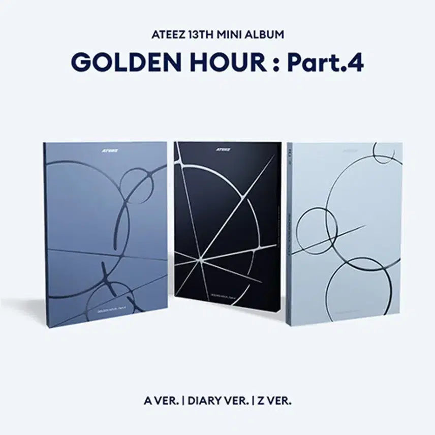 [BUNJANG] ATEEZ Golden Hour Part 1 Standard Edition Photobook Album Set (Sealed) / 미개봉 세트) 에이티즈 골든아워4 일반반 포토북 앨범