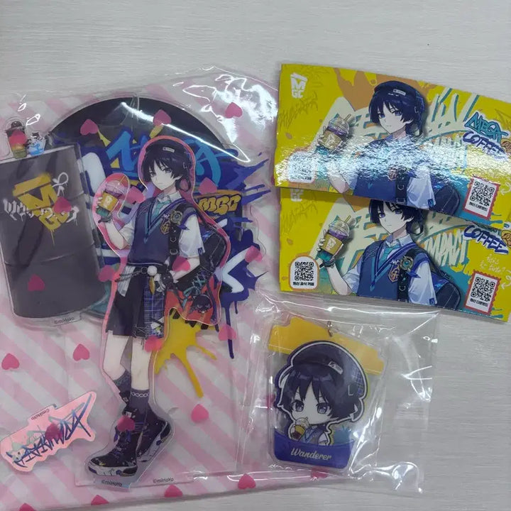 [BUNJANG] Genshin Impact Wanderer Acrylic Charm / 원신 방랑자 메가커피 아크릴, 키링