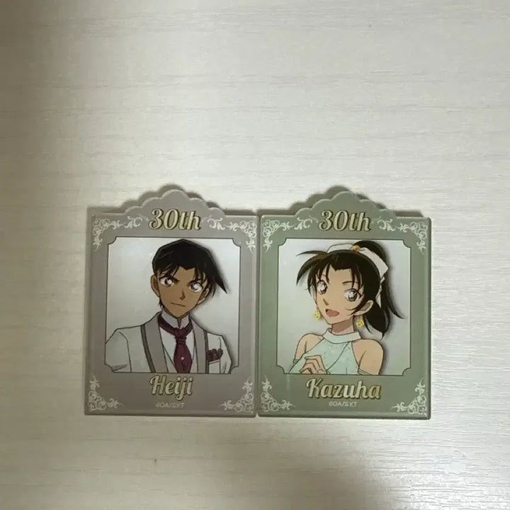 [BUNJANG] Detective Conan 30th Anniversary Heiji &amp; Kazuha Magnet Set / 명탐정 코난 30주년 헤이지,카즈하 자석