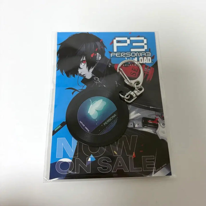 [BUNJANG] Persona 3 Reload Record Keychain (Sealed) / [미개봉] 페르소나3 리로드 레코드 키링