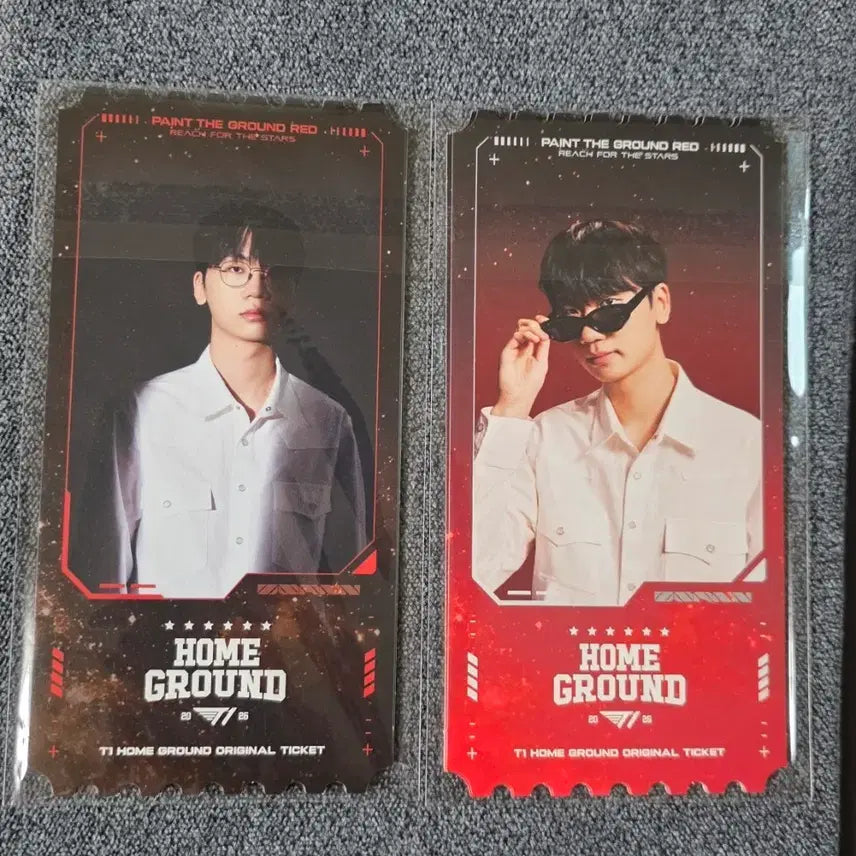 [BUNJANG] T1 League of Legends Original Ticket Set - Day 1 &amp; Day 2 (5-Member Set) / T1 홈그 KSPO 1일차+2일차 오리지널티켓 5인 세트