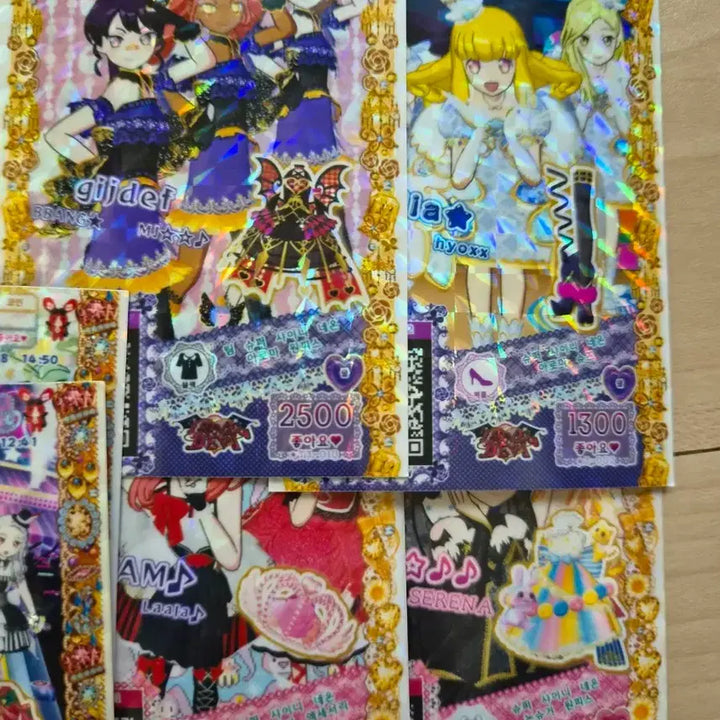 [BUNJANG] PriPara Ticket Bundle Set - Aroma, Faruru, Non Sugar Super Shiny Neon Coord / 일괄) 프리파라 티켓 아로마,파루루,논슈거 슈퍼 샤이니 네온 코디 판매