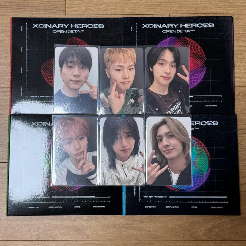 [BUNJANG] Xdinary Heroes Xdinary Heroes Official Photocard Set / 엑스디너리히어로즈 엑디즈 클베콘 올출 특전 앨범 포카