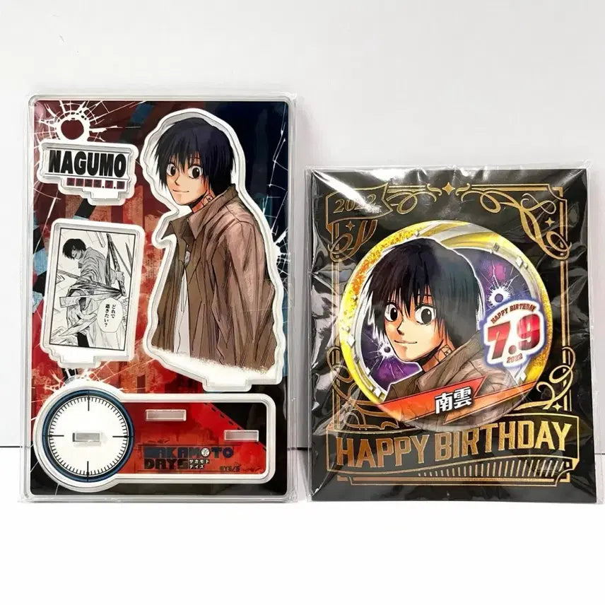 [BUNJANG] Sakamoto Days Nagumo 2022 Birthday Diorama Can Badge / 사카모토데이즈 사카데이 나구모 2022 생일 디오라마 캔뱃지
