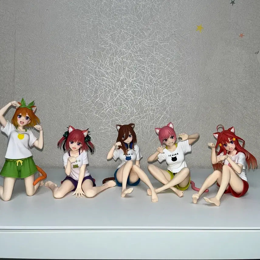 [BUNJANG] The Quintessential Quintuplets Desktop Figure Set (Box Included) / (5개일괄)5등분의 신부 데스크탑 피규어(박스O)