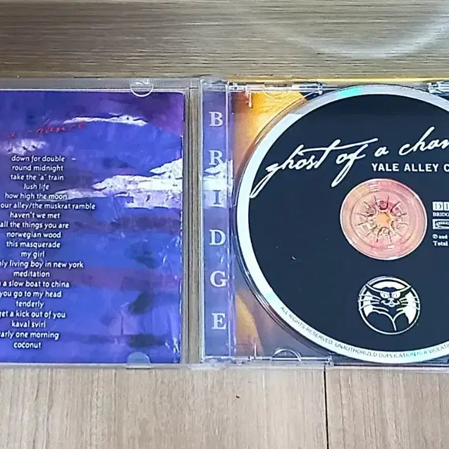 [BUNJANG] Yale Alley Cats Ghost of a Chance CD Album / 예일 앨리 캣츠 CD 앨범 Ghost of a Chance Yale Alley Cats