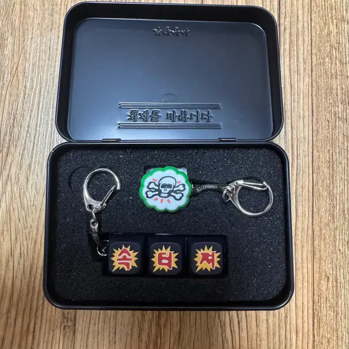 [BUNJANG] Muhan Project Muhandaesa KCAP Keyring Set / 무한도전 키캡 키링 세트