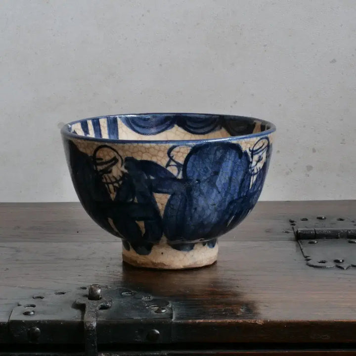 [BUNJANG] Joseon Dynasty Blue and White Porcelain Tea Bowl (Dawan) / 청화백자 목미 모꾸베 다완