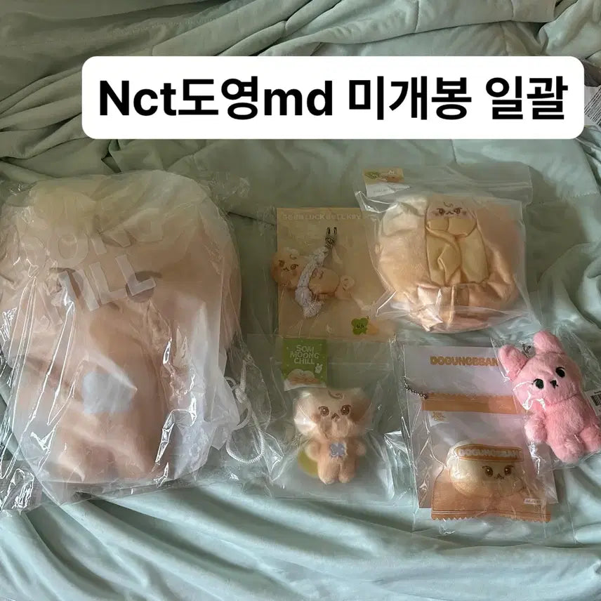 [BUNJANG] NCT Doyoung "Dogungpang" MD Bundle Set (Sealed) / 원가양도/일괄) 엔시티 도영 도궁빵 md 빅뭉칠 솜뭉칠 액막이키링 스트레스볼 케이프