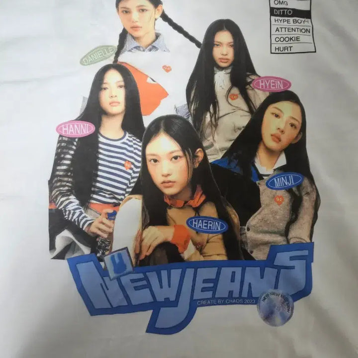 [BUNJANG] NewJeans Graphic Short Sleeve T-Shirt / 뉴진스 반팔 티셔츠