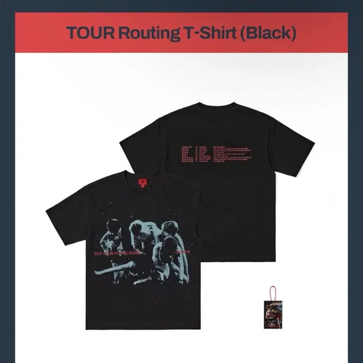 [BUNJANG] CORTIS 2026 Tour Routing T-shirt M Size / (현물 미개봉) CORTIS 코르티스 2026 투어 라우팅 티셔츠 M 사이즈 팝업