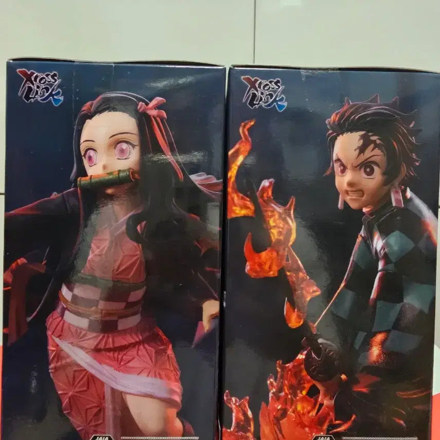 [BUNJANG] Demon Slayer Tanjiro &amp; Nezuko Figure Set / 귀멸의 칼날 탄지로 네즈코 피규어 세트