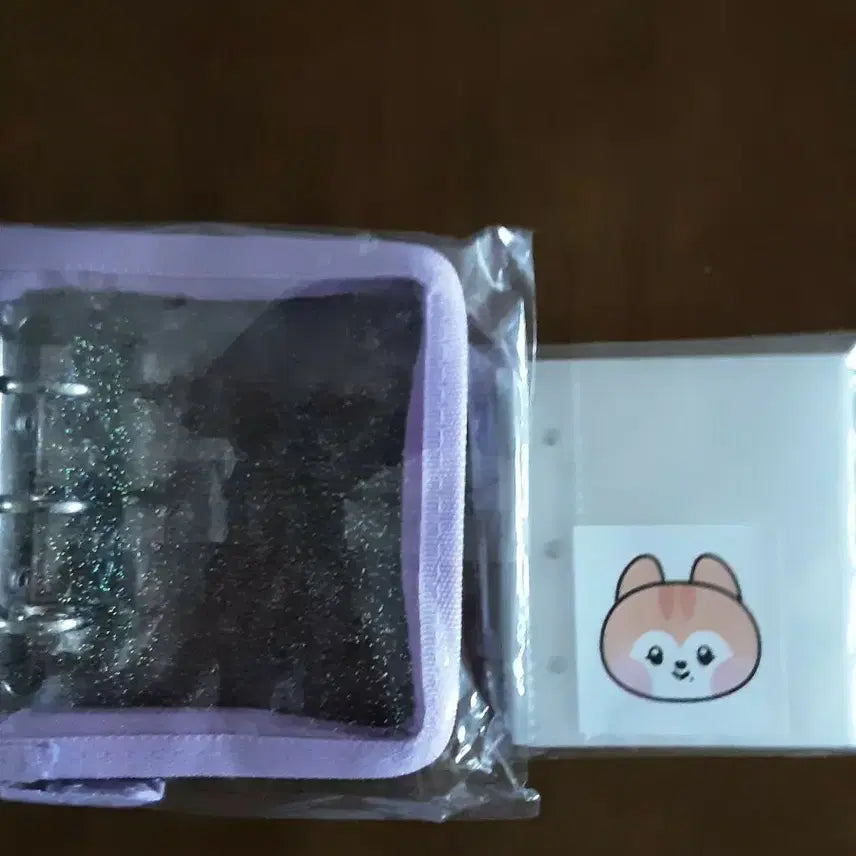 [BUNJANG] Purple Glitter Collect Book / 보라색 글리터 콜북