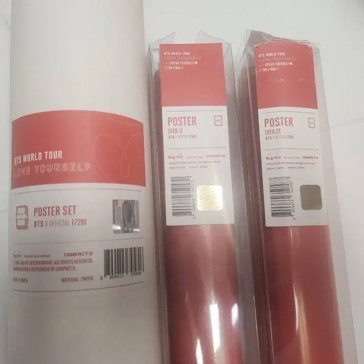 [BUNJANG] BTS Love Yourself Speak Yourself Tour Poster Bundle Set / (일괄) BTS 방탄 럽셀 투어 포스터 세트+스픽콘 포스터 2종