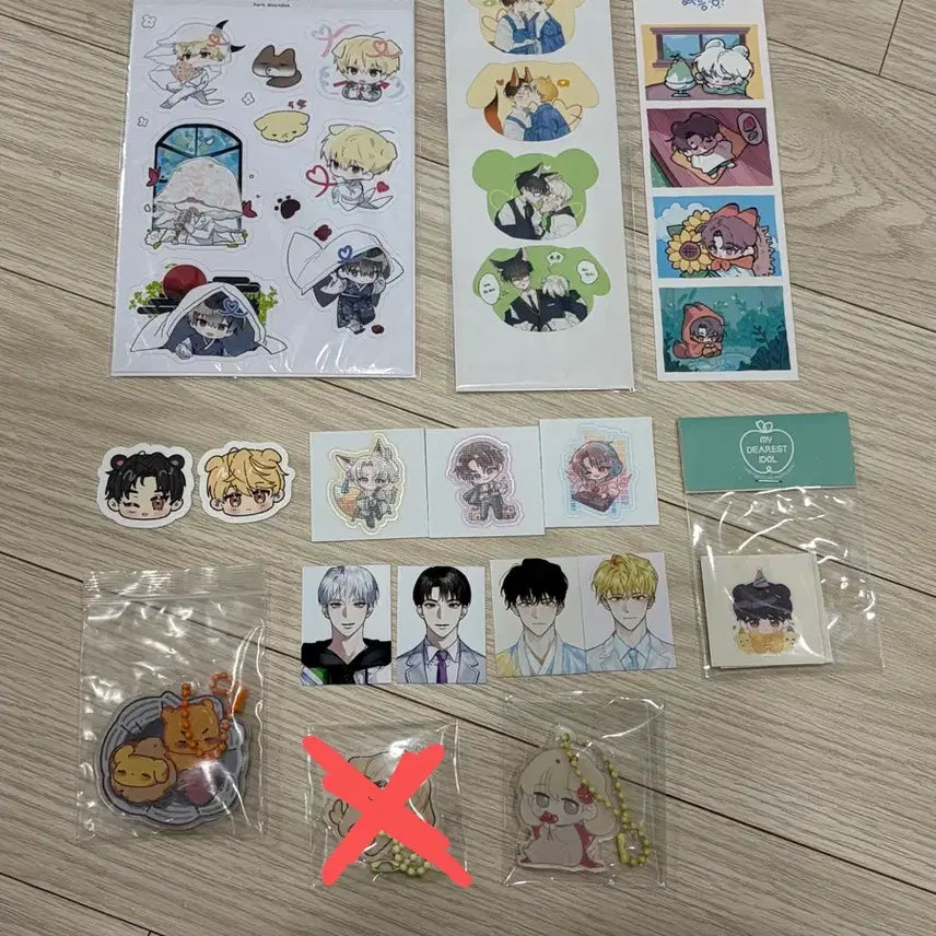 [BUNJANG] Demutj Big Moonon Bok-eo Big Moon Polaroid Sticker Mini Album Sticker Charm / 데못죽 큰문온 복어님 큰문 폴라 스티커 띠부 증면사진 키링