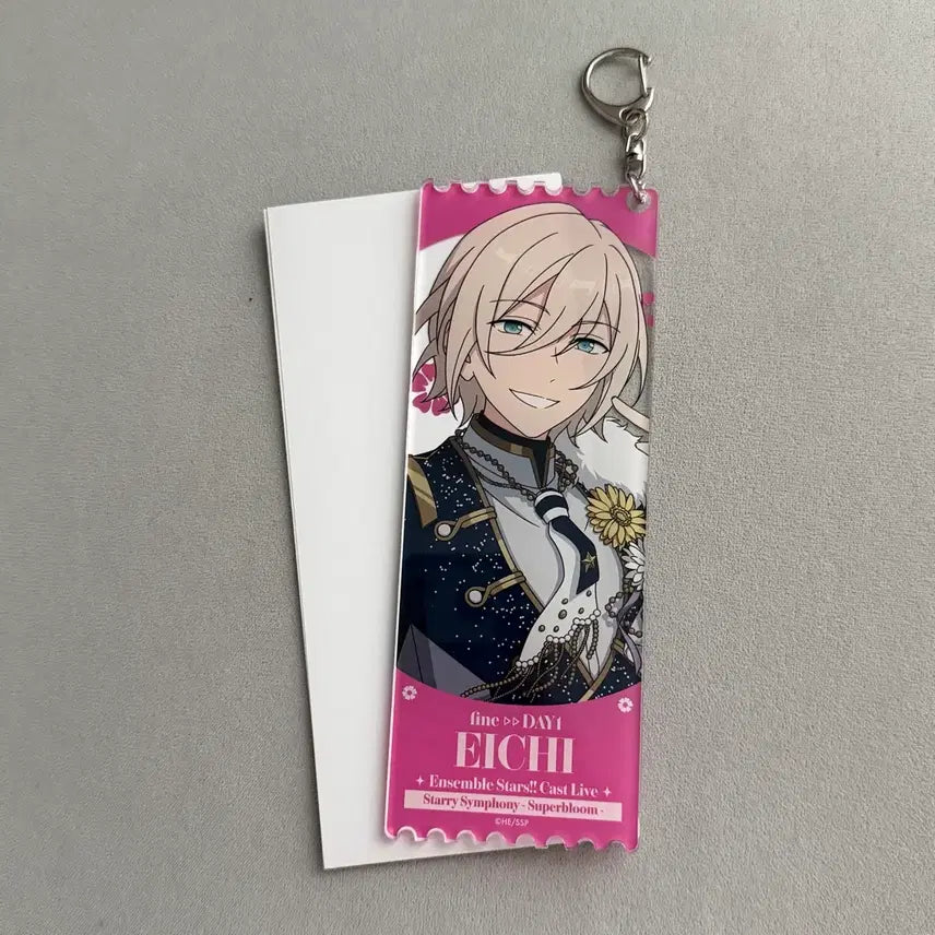 [BUNJANG] Ensemble Stars! Animate Super Bloom Cafe Tenshouin Eichi Ticket-Style Acrylic Keychain / 앙스타 애니메이트 슈퍼블룸 카페 텐쇼인 에이치 티켓풍 아크릴 키링