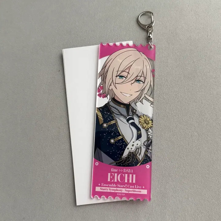 [BUNJANG] Ensemble Stars! Animate Super Bloom Cafe Tenshouin Eichi Ticket-Style Acrylic Keychain / 앙스타 애니메이트 슈퍼블룸 카페 텐쇼인 에이치 티켓풍 아크릴 키링