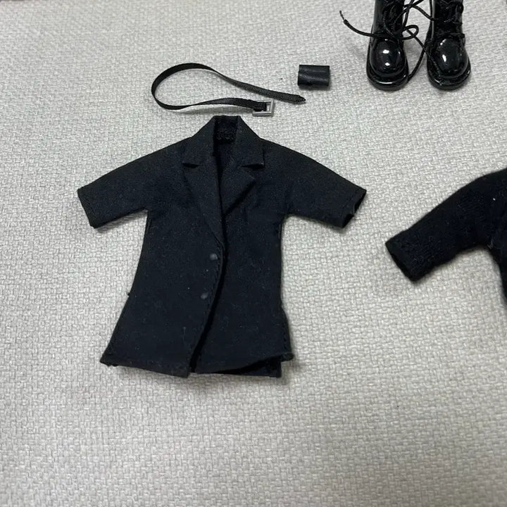 [BUNJANG] Obitsu 11 Black Coat Set with Long Boots / 오비츠11 블랙 코트 세트 + 롱부츠