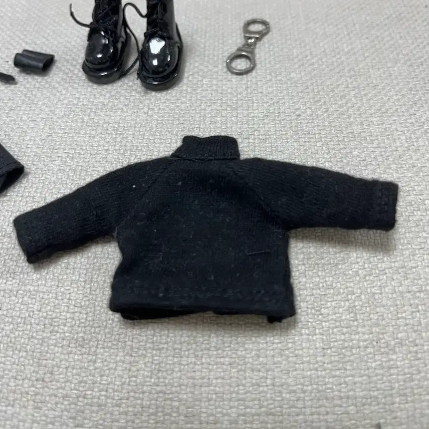 [BUNJANG] Obitsu 11 Black Coat Set with Long Boots / 오비츠11 블랙 코트 세트 + 롱부츠