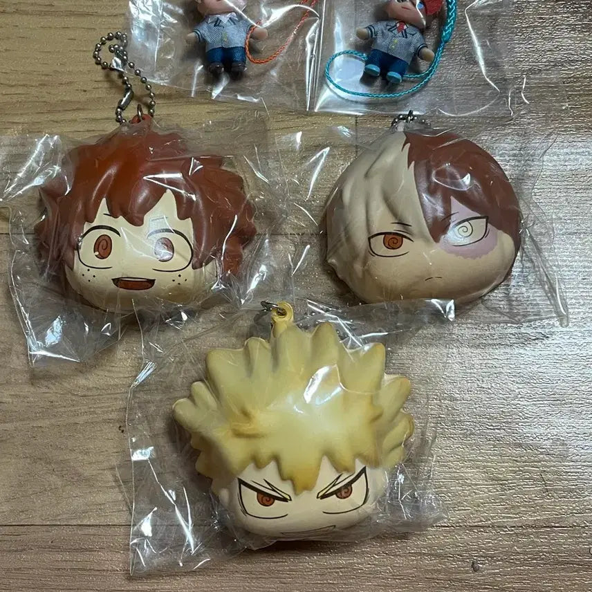 [BUNJANG] My Hero Academia SQUISHY Todoroki/Midoriya/Bakugo + QPOSKET Uniform Version Todoroki/Bakugo Bundle Set / 히로아카 스퀴시+큐피 일괄판매