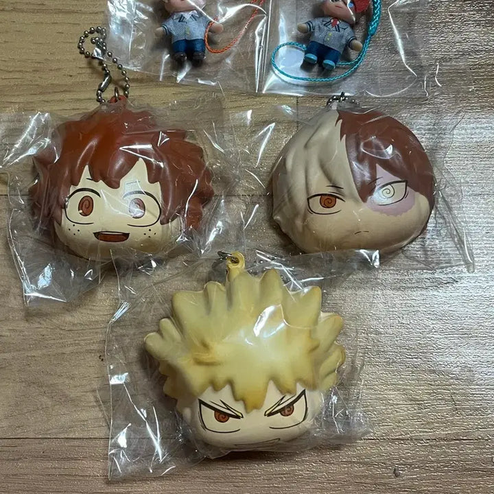 [BUNJANG] My Hero Academia SQUISHY Todoroki/Midoriya/Bakugo + QPOSKET Uniform Version Todoroki/Bakugo Bundle Set / 히로아카 스퀴시+큐피 일괄판매