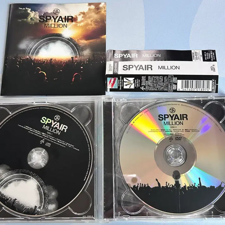 [BUNJANG] SPYAIR MILLION Limited Edition CD+DVD / (CD+DVD) SPYAIR/스파이에어 MILLION - 초회 판매