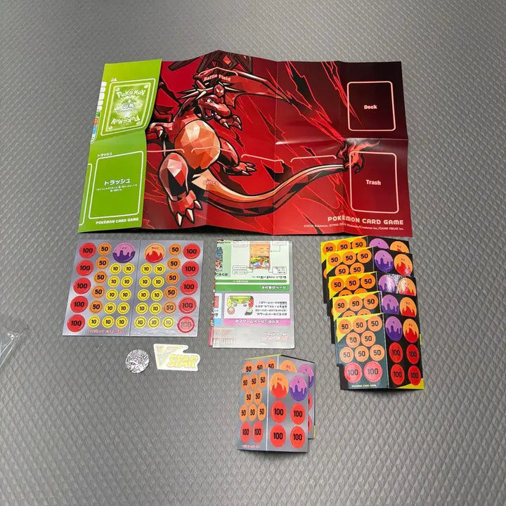 [BUNJANG] Pokemon TCG Damage Counter Set - Charizard Coin (Japanese) / 포켓몬카드 데미지카운터 일판 리자몽코인