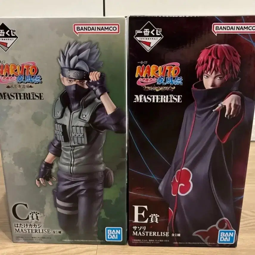 [BUNJANG] Naruto Shippuden Ichiban Kuji E Prize Sasori &amp; C Prize Kakashi Figure Set / (택포10.0) 나루토 질풍전 이치방쿠지 E상 사소리 C상 카카시 피규어