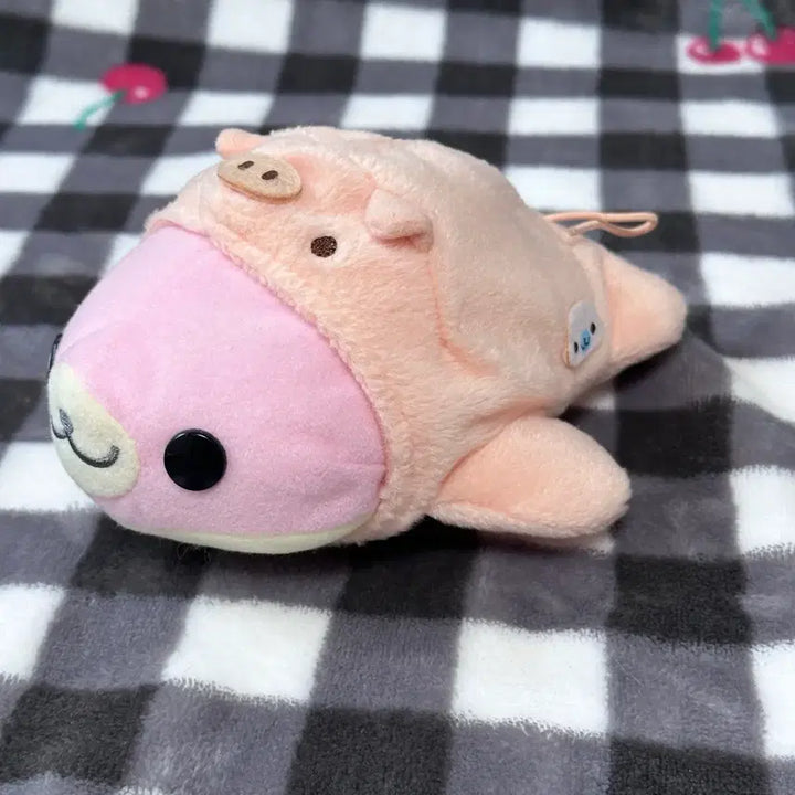 [BUNJANG] San-X Mamegoma Pig Sakura Goma Doll (Rare) / 레어 산엑스 돼지 마메고마 사쿠라고마 인형