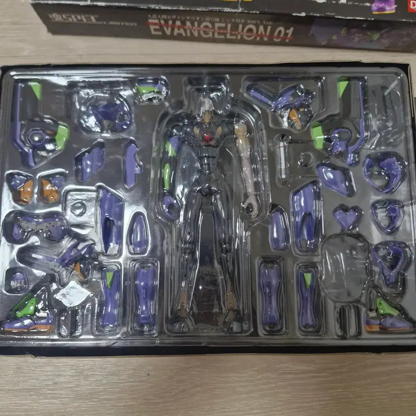 [BUNJANG] Chogokin Soul Honspec Evangelion Unit-01 Synchro 400% Figure (Limited Edition) / 한정판 초합금혼 혼스펙 에반게리온 초호기 싱크로 400% 피규어