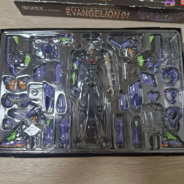 [BUNJANG] Chogokin Soul Honspec Evangelion Unit-01 Synchro 400% Figure (Limited Edition) / 한정판 초합금혼 혼스펙 에반게리온 초호기 싱크로 400% 피규어