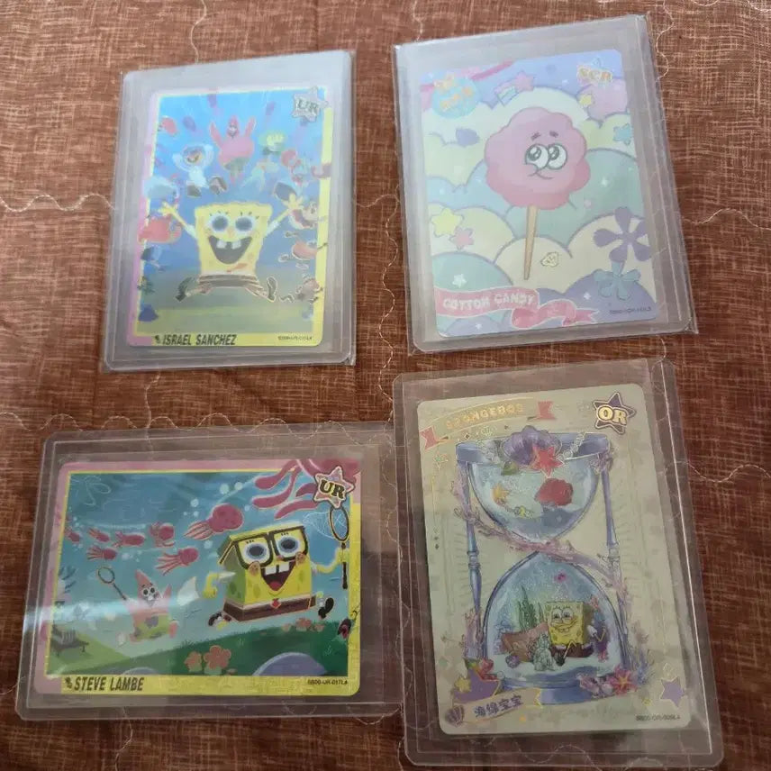 [BUNJANG] SpongeBob SquarePants Cards Bundle Set (13 Cards) / 스폰지밥 카드 13장 일괄 판매