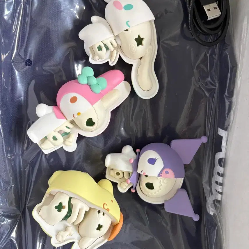 [BUNJANG] Sanrio Kaitai Fantasy Skull Figures 4-Piece Set / 산리오 카이타이 피규어 4종 세트