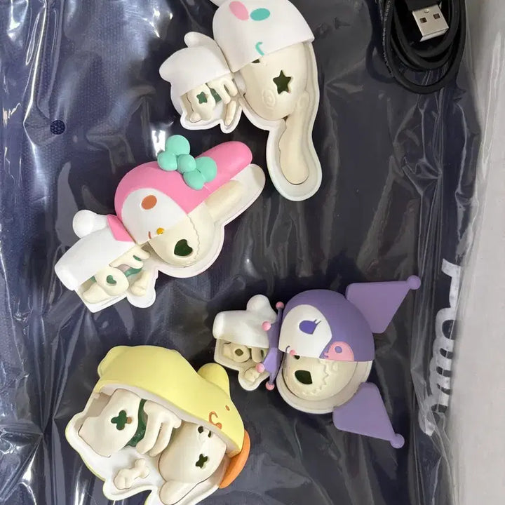 [BUNJANG] Sanrio Kaitai Fantasy Skull Figures 4-Piece Set / 산리오 카이타이 피규어 4종 세트