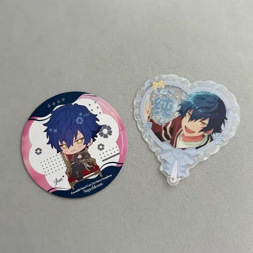 [BUNJANG] Ensemble Stars Jun Shionamami Animate Super Bloom Cafe POB Uchiwa Card Bundle Set / 앙상블 스타즈 앙스타 에덴 사자나미 쥰 애니메이트 슈퍼블룸 카페 특전 오시 우치와 카드 일괄