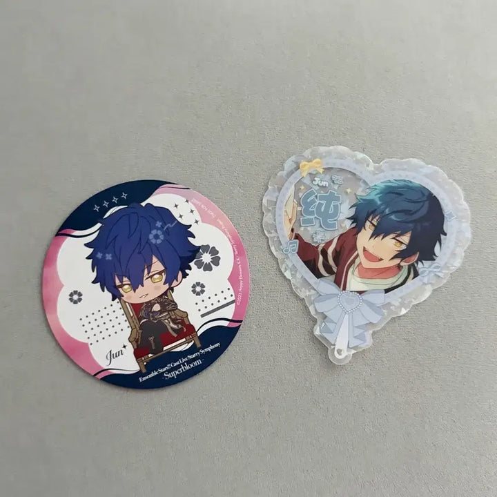 [BUNJANG] Ensemble Stars Jun Shionamami Animate Super Bloom Cafe POB Uchiwa Card Bundle Set / 앙상블 스타즈 앙스타 에덴 사자나미 쥰 애니메이트 슈퍼블룸 카페 특전 오시 우치와 카드 일괄