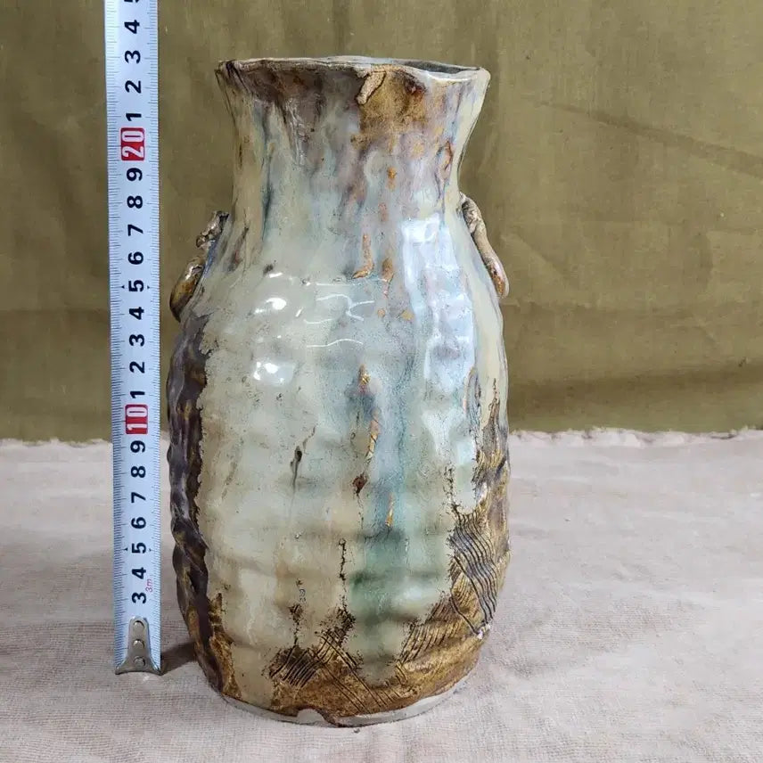 [BUNJANG] Handmade Cat Ceramic Vase / 수공으로 만든 양이 도자기화병
