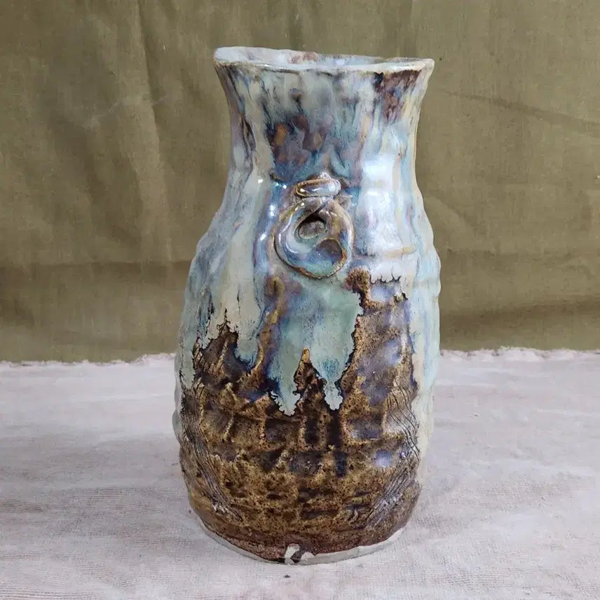[BUNJANG] Handmade Cat Ceramic Vase / 수공으로 만든 양이 도자기화병